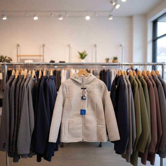 Lands' End Other - Large Woman’s Quilted style jacket with hood​